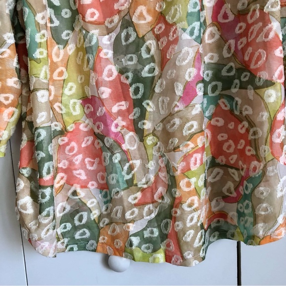 ALFRED DUNNER WOMEN'S TOP PLUS SIZE 2X V-NECK ABSTRACT ANIMAL PRINT TUNIC PS210 - Picture 9 of 9